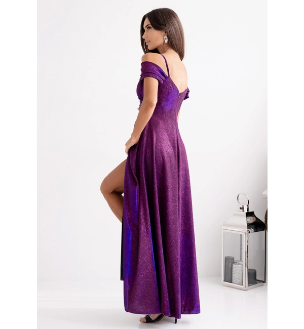 001117. WALENTINA LUX MULTI FIOLET-GRANATOWY